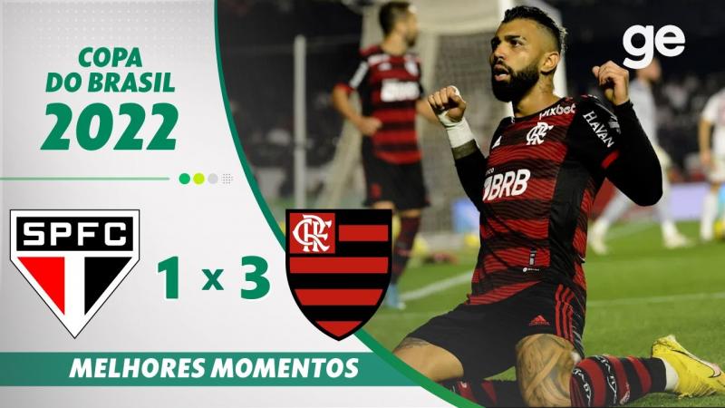 SÃO PAULO 1 X 3 FLAMENGO | MELHORES MOMENTOS | SEMIFINAL COPA DO BRASIL
