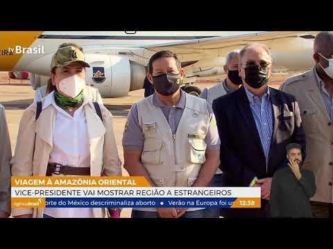 Mourão acompanha embaixadores em viagem a Amazônia