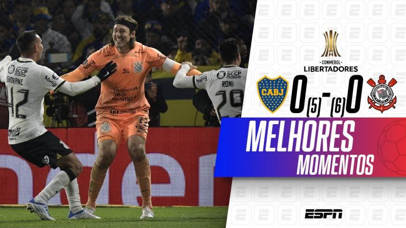 HISTÓRICO! CORINTHIANS VENCE E ELIMINA O BOCA JUNIORS NOS PÊNALTIS