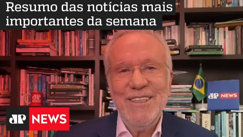 Alexandre Garcia faz sua tradicional análise dos fatos mais importantes da semana