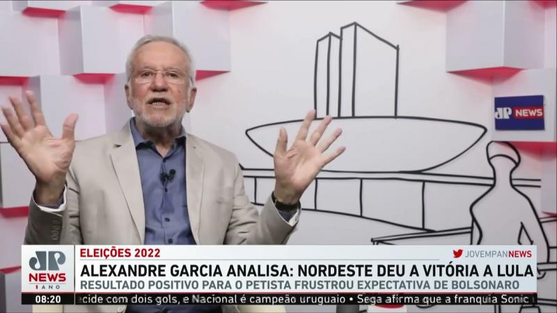 Alexandre Garcia: “Nordeste deu a vitória a Lula”