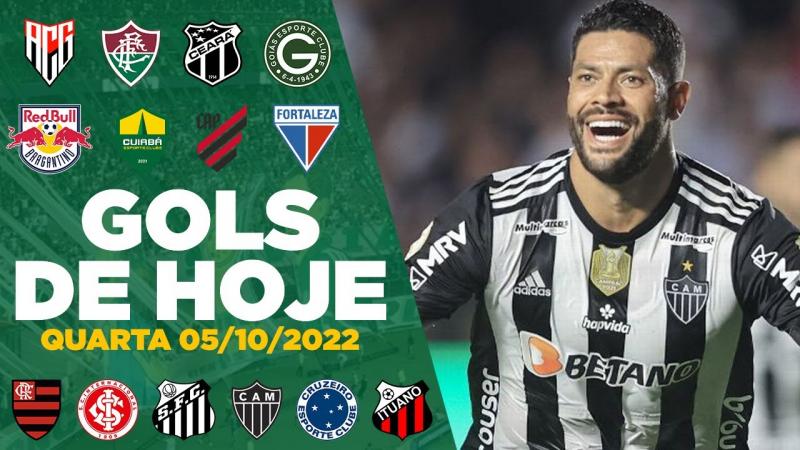 ⚽️ TODOS OS GOLS DESTA QUARTA 05/10 | GOLS DO BRASILEIRÃO SÉRIES A E B