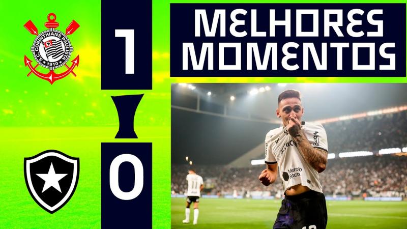CORINTHIANS 1 x 0 BOTAFOGO | MELHORES MOMENTOS | 20ª RODADA