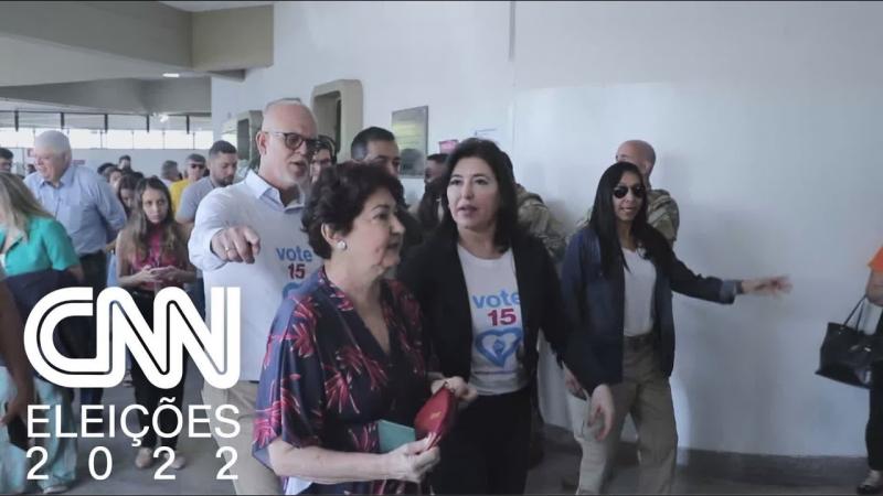 Simone Tebet vota em Campo Grande 