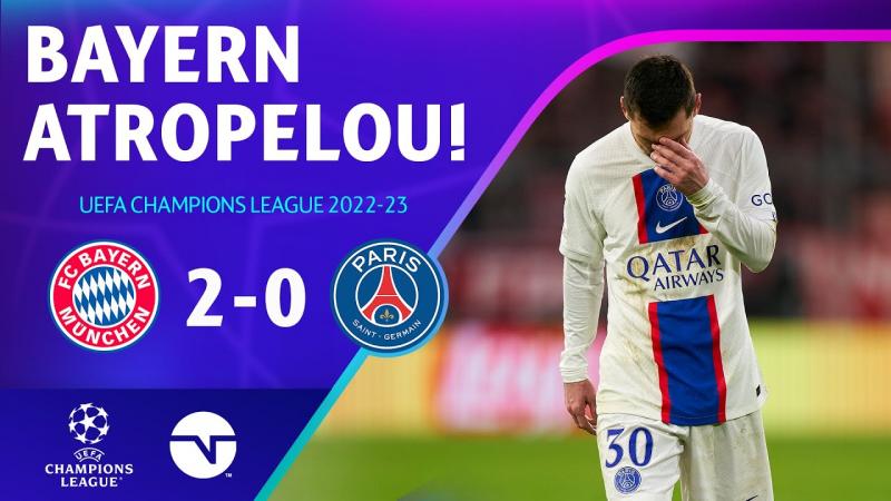 PSG PERDE GOL SEM GOLEIRO E É ELIMINADO DA CHAMPIONS LEAGUE PELO BAYERN! - BAYERN 2 X 0 PSG