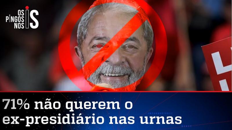 Pesquisa comprova rejeição à Lula 
