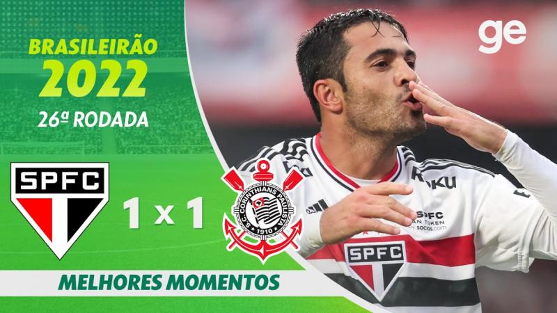 SÃO PAULO 1 X 1 CORINTHIANS | MELHORES MOMENTOS | 26ª RODADA 