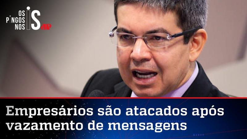 Randolfe radicaliza e quer prender empresários que rechaçaram PT em grupo do WhatsApp