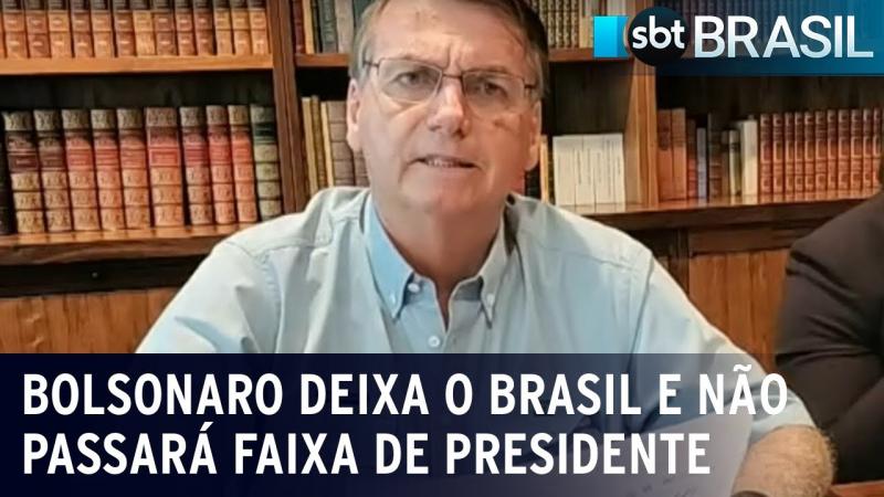 Bolsonaro deixa o Brasil e não passará faixa de presidente para Lula