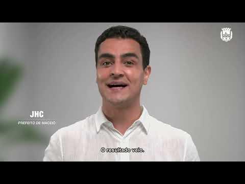 Mensagem do prefeito de Maceió, JHC.