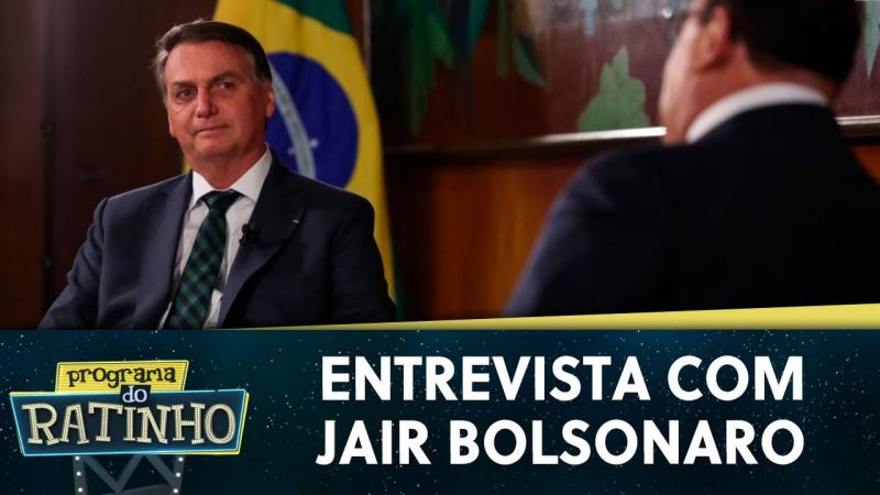 Em entrevista ao programa do Ratinho, Bolsonaro afirma se será candidato. 