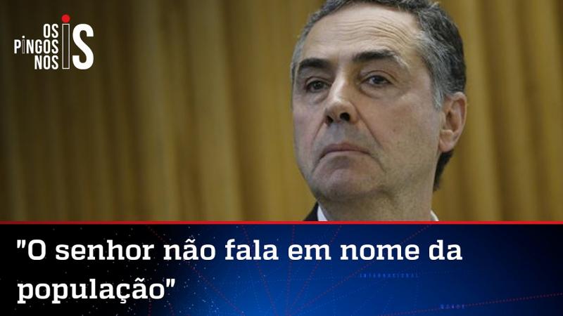 Senador dá resposta à altura após militância de Barroso contra Bolsonaro