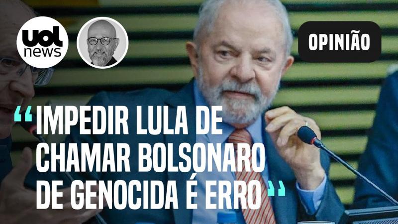 Josias: Chamar Bolsonaro de genocida é um erro, mas impedir Lula de fazer isso é censura
