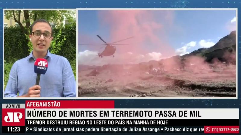 Terremoto no Afeganistão já deixa mais de mil mortos