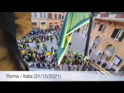 Bolsonaro é ovacionado em Roma.