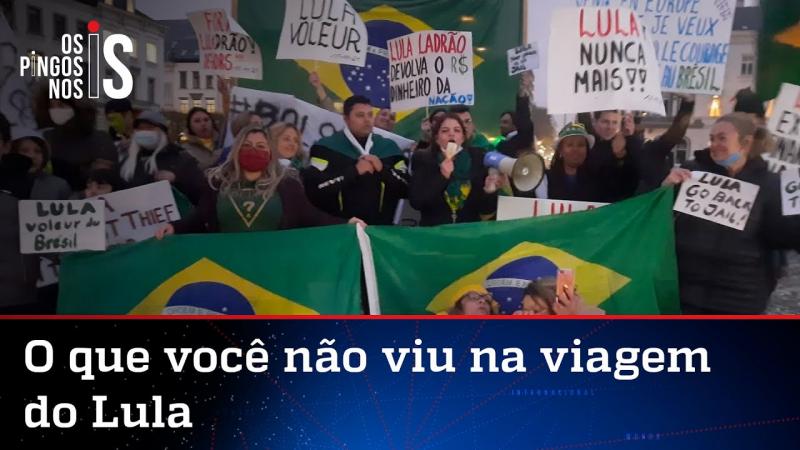 Lula é alvo de protestos na Europa 