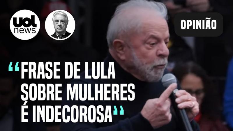 Lula usa 'frase indecorosa' ao falar sobre Lei Maria da Penha, avalia jurista Maierovitch