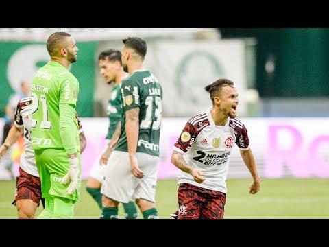 QUE VIRADA GIGANTE DO MENGÃO! PALMEIRAS 1 X 3 FLAMENGO | MELHORES MOMENTOS E GOLS