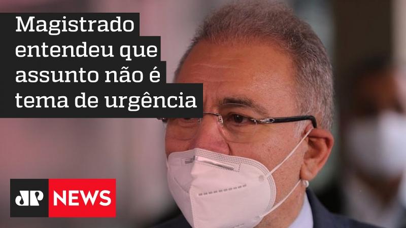 TSE veta pronunciamento de Queiroga sobre Poliomielite