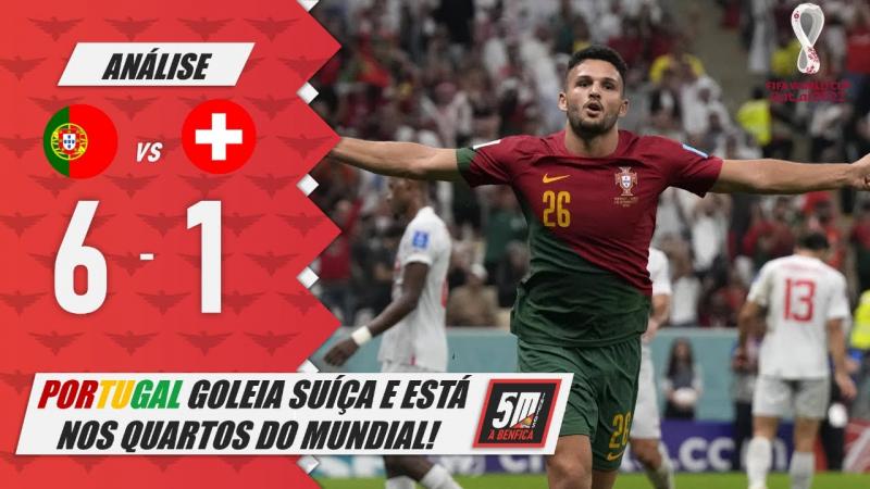 ? PORTUGAL 6-1 SUÍÇA ? (Mundial - Oitavos) ● Portugal goleia com Gonçalo Ramos a fazer um hat-trick!