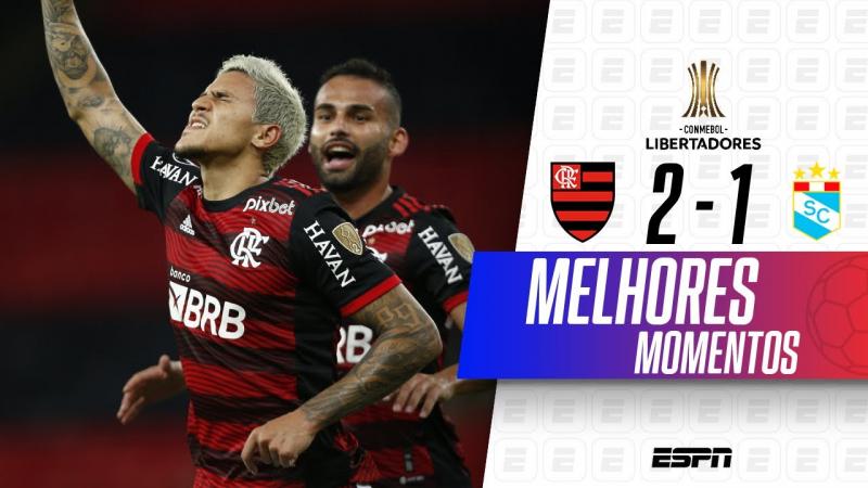 FLAMENGO VENCE O SPORTING CRISTAL E FECHA FASE DE GRUPOS INVICTO | LIBERTADORES