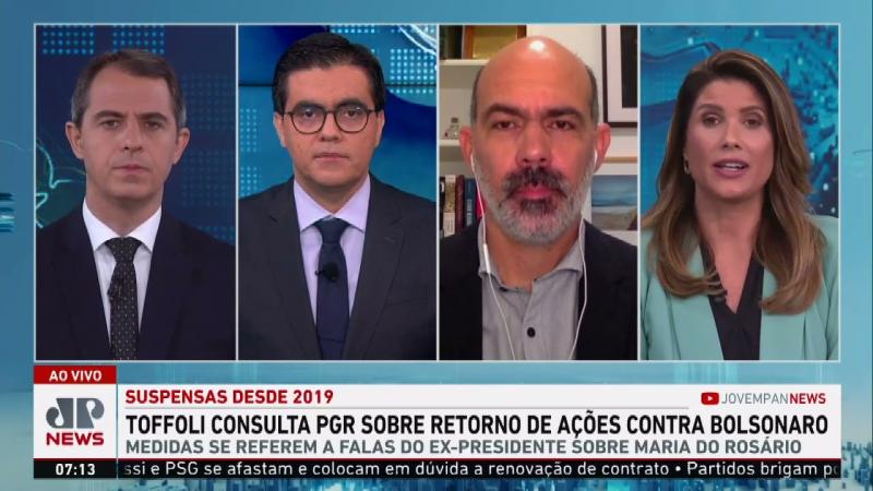 Toffoli consulta PGR sobre processos contra Bolsonaro